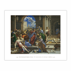 Christ Cleansing the Temple (8×10)