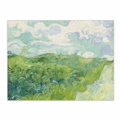 Green Wheat Fields, Auvers (12×16)