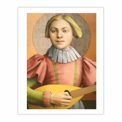 GIRL WITH A MANDOLIN (16×20)