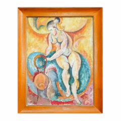 ‘Nude with apocalyptic curves’, 1957. Oil on canvas, 81 x 61 cm. (8×10)