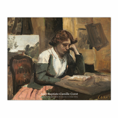 Young Girl Reading (8×10)