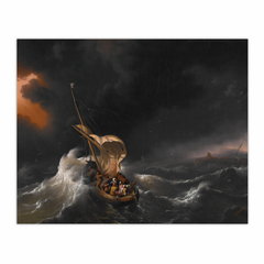 Christ in the Storm on the Sea of Galilee (8×10)