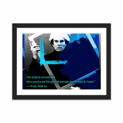 An artist is... - Warhol (12×16)