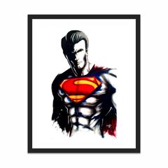 Superman shadow (16×20)