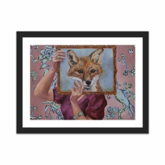 The quick brown fox (12×16)