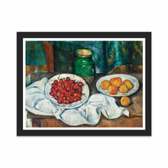Still Life With Cherries And Peaches (12×16)