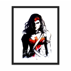 Wonder woman shadow (16×20)